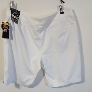 PGA Tour Men's White Athletic Shorts
